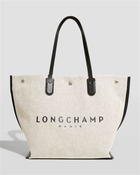 longchamp canvas tote bag.